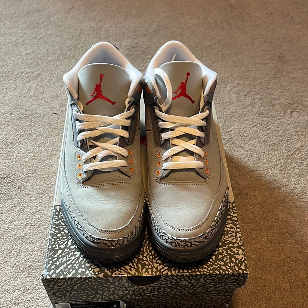 Jordan 3 cool grey sz9.5